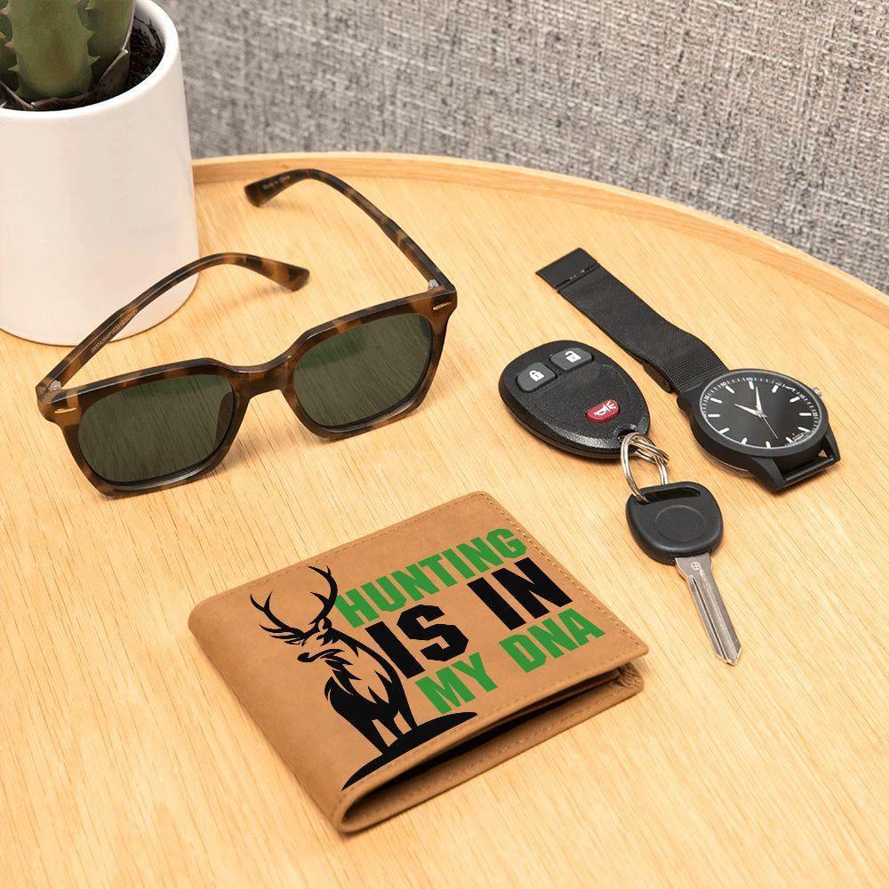 Hunting Is In My DNA Leather Wallet