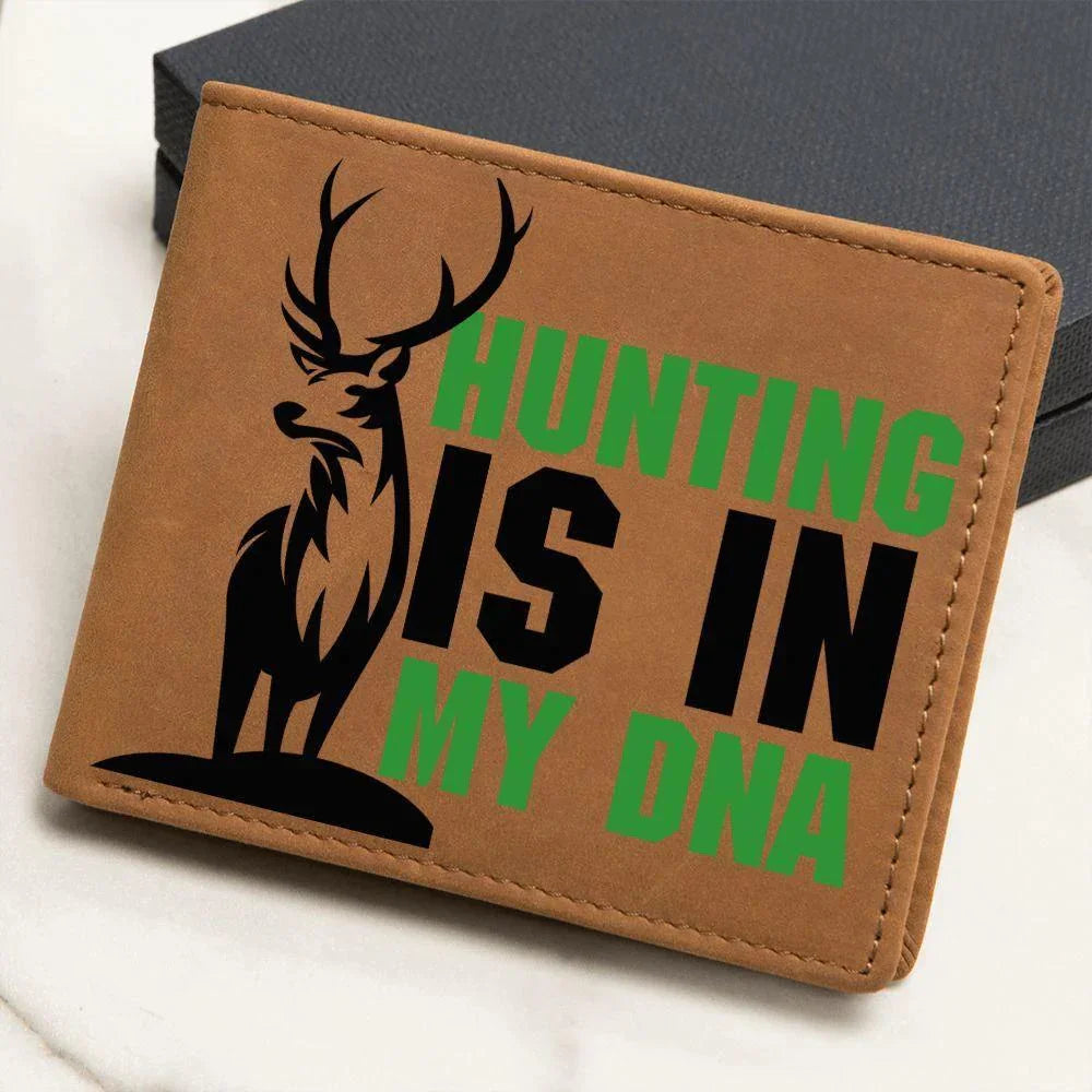 Hunting Is In My DNA Leather Wallet