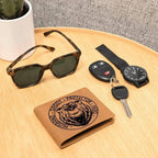 Husband Daddy Protector Hero Bear Custom Printed Leather Wallet
