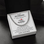 Husband Valentine Gift You are my Best Friend, My Soulmate, My Everything Cuban Chain Link Necklace
