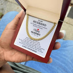Husband Valentine Gift You are my Best Friend, My Soulmate, My Everything Cuban Chain Link Necklace