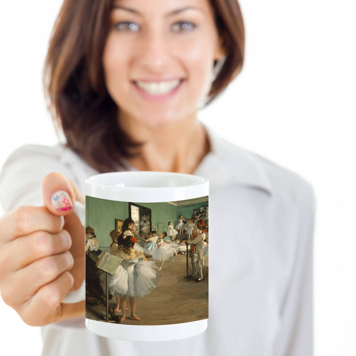 Ballet Mom Coffee Mug - Featuring Artwork by Degas - The Dance Class - Mallard Moon Gift Shop
