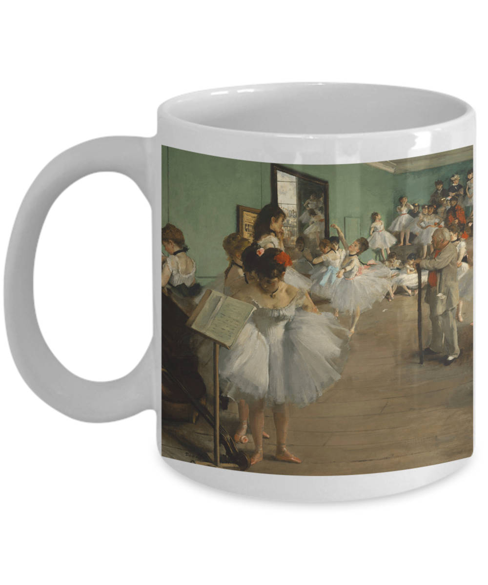 Ballet Mom Coffee Mug - Featuring Artwork by Degas - The Dance Class - Mallard Moon Gift Shop