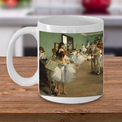 Ballet Mom Coffee Mug - Featuring Artwork by Degas - The Dance Class - Mallard Moon Gift Shop