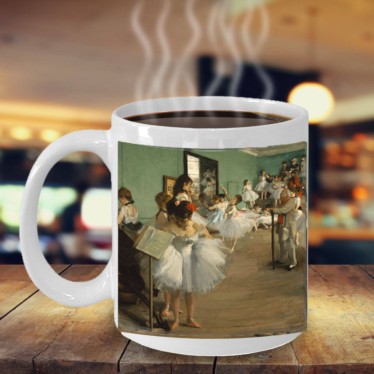 Ballet Mom Coffee Mug - Featuring Artwork by Degas - The Dance Class - Mallard Moon Gift Shop