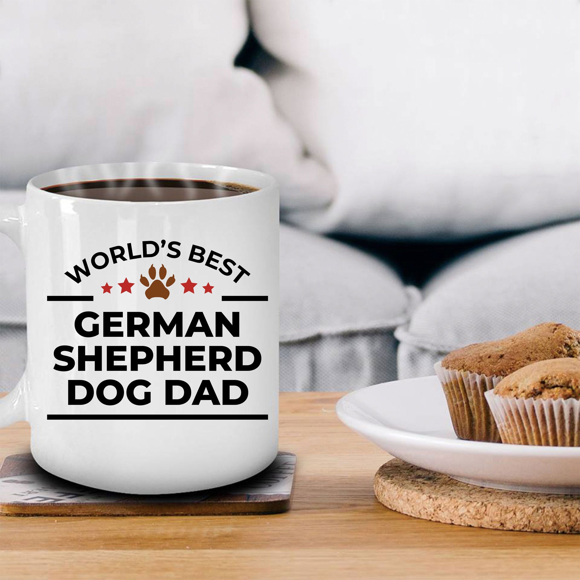 German Shepherd Dog Dad Mug - Mallard Moon Gift Shop