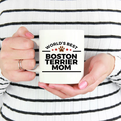 Boston Terrier Dog Mom Coffee Mug - Mallard Moon Gift Shop