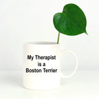 Boston Terrier Dog Therapist Mug