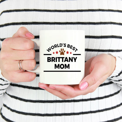 Brittany Spaniel Dog Mom Mug - Mallard Moon Gift Shop