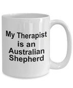 Australian Shepherd Dog Therapist Mug
