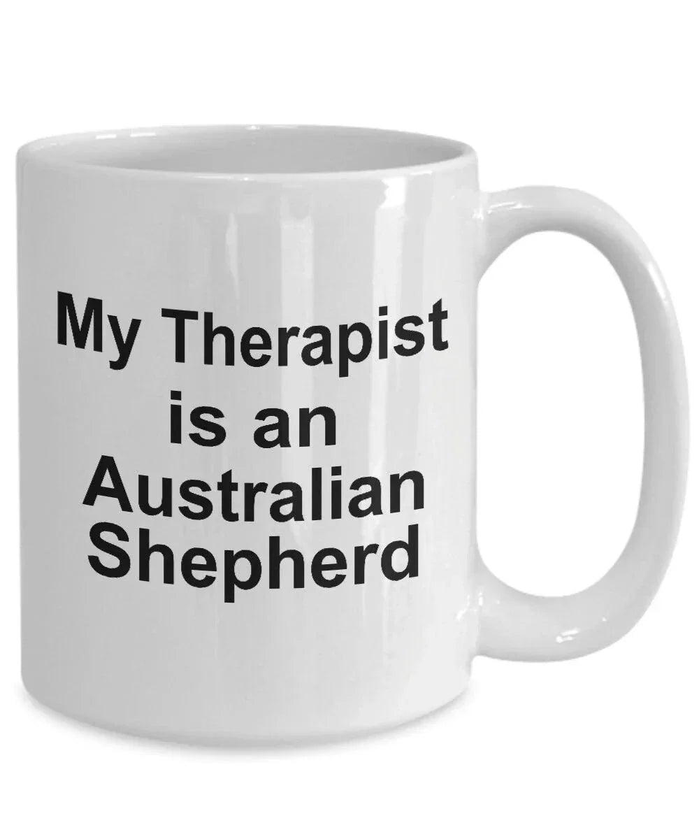 Australian Shepherd Dog Therapist Mug