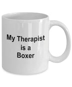 Boxer Dog Therapist Mug