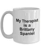 Brittany Spaniel Dog Therapist Mug