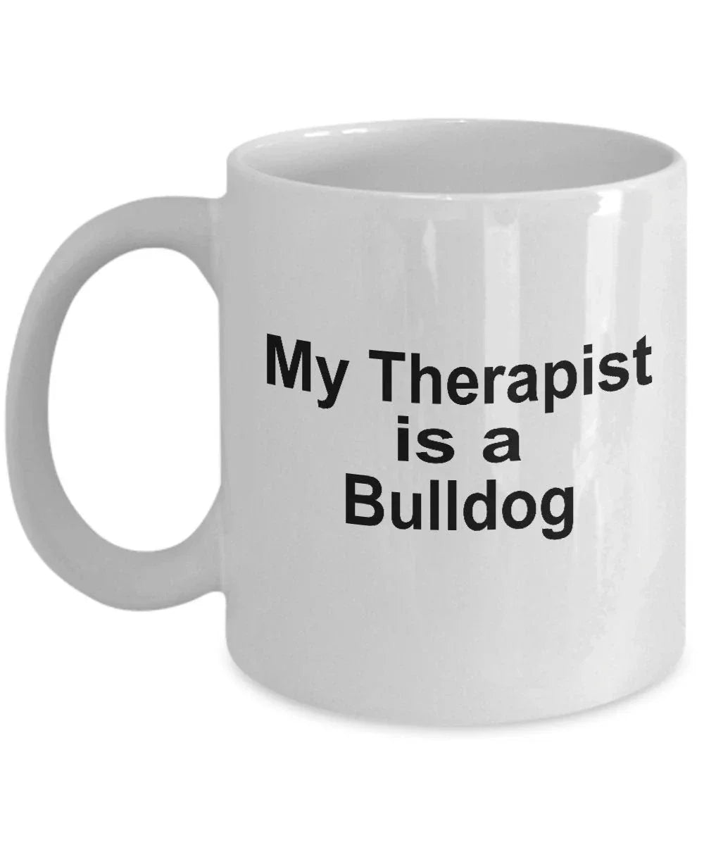 Bulldog Dog Therapist Mug