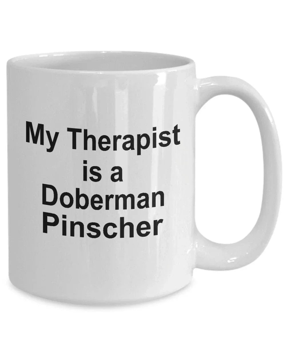 Doberman Pinscher Dog Therapist Mug