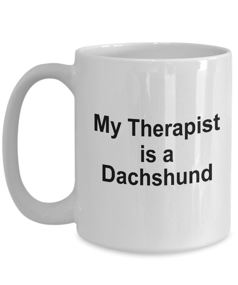 Dachshund Dog Therapist Mug - Mallard Moon Gift Shop
