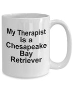 Chesapeake Bay Retriever Dog Therapist Mug