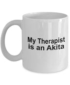 Akita Dog Therapist Mug