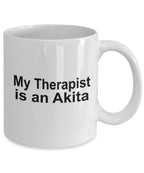 Akita Dog Therapist Mug