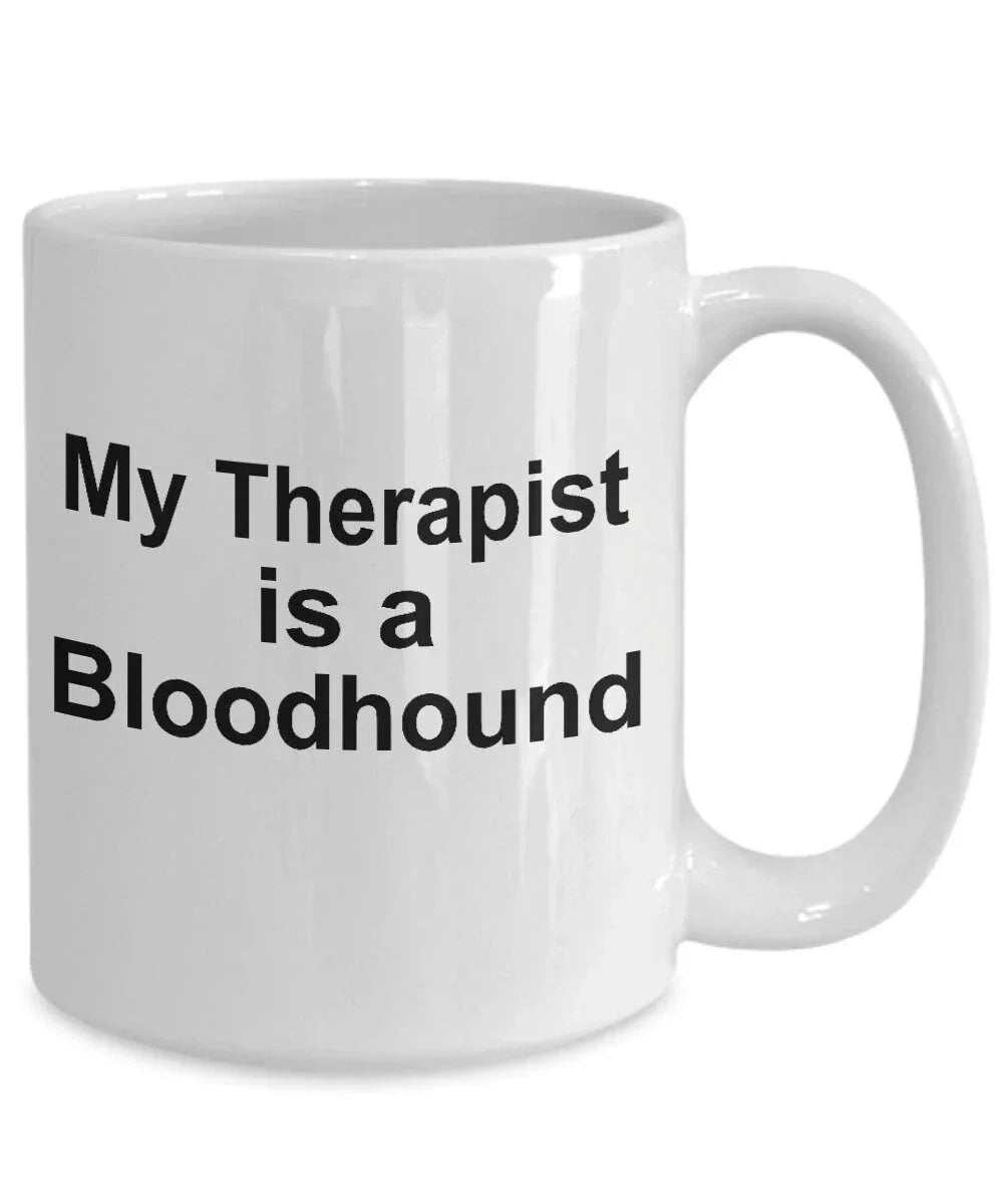 Bloodhound Dog Therapist Mug