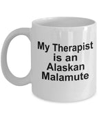 Alaskan Malamute Dog Therapist Mug - Full Wrap Vibrant Artwork With Ergonomic Handle