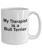 Bull Terrier Therapist Dog Mug