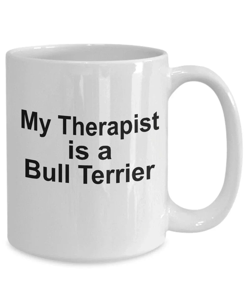 Bull Terrier Therapist Dog Mug