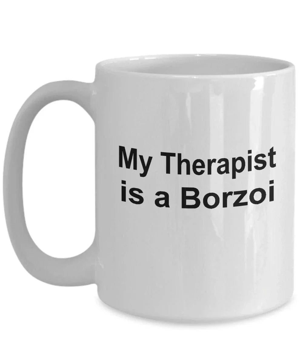 Borzoi Dog Therapist Mug