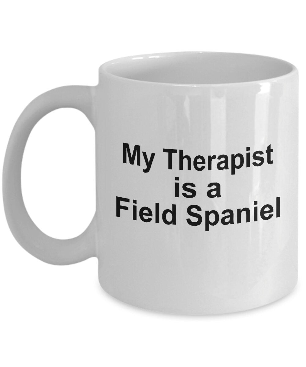 Field Spaniel Dog Therapist Mug - Mallard Moon Gift Shop