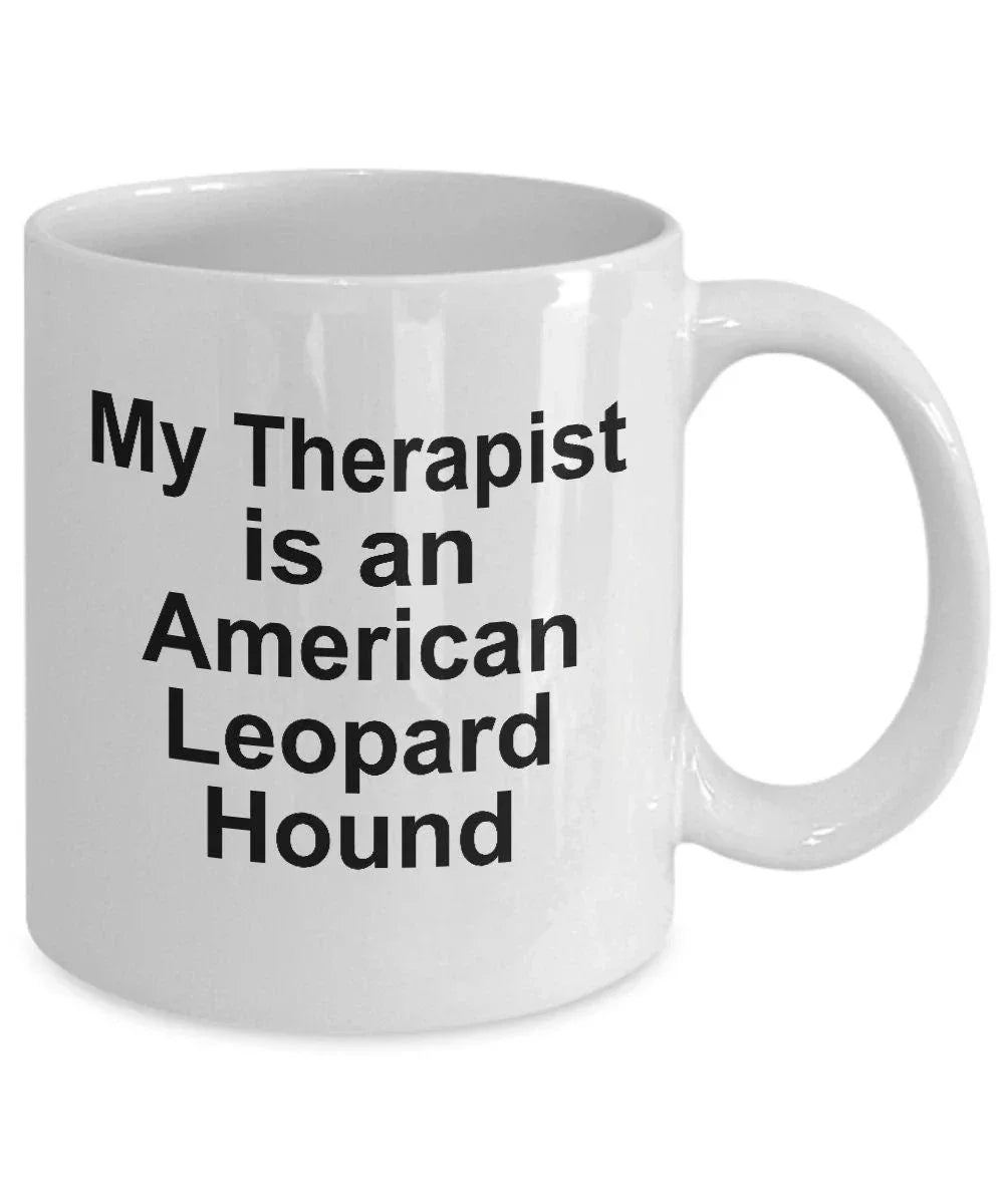 American Leopard Hound Dog Therapist Mug