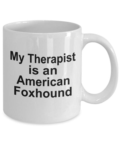 American Foxhound Dog Therapist Mug
