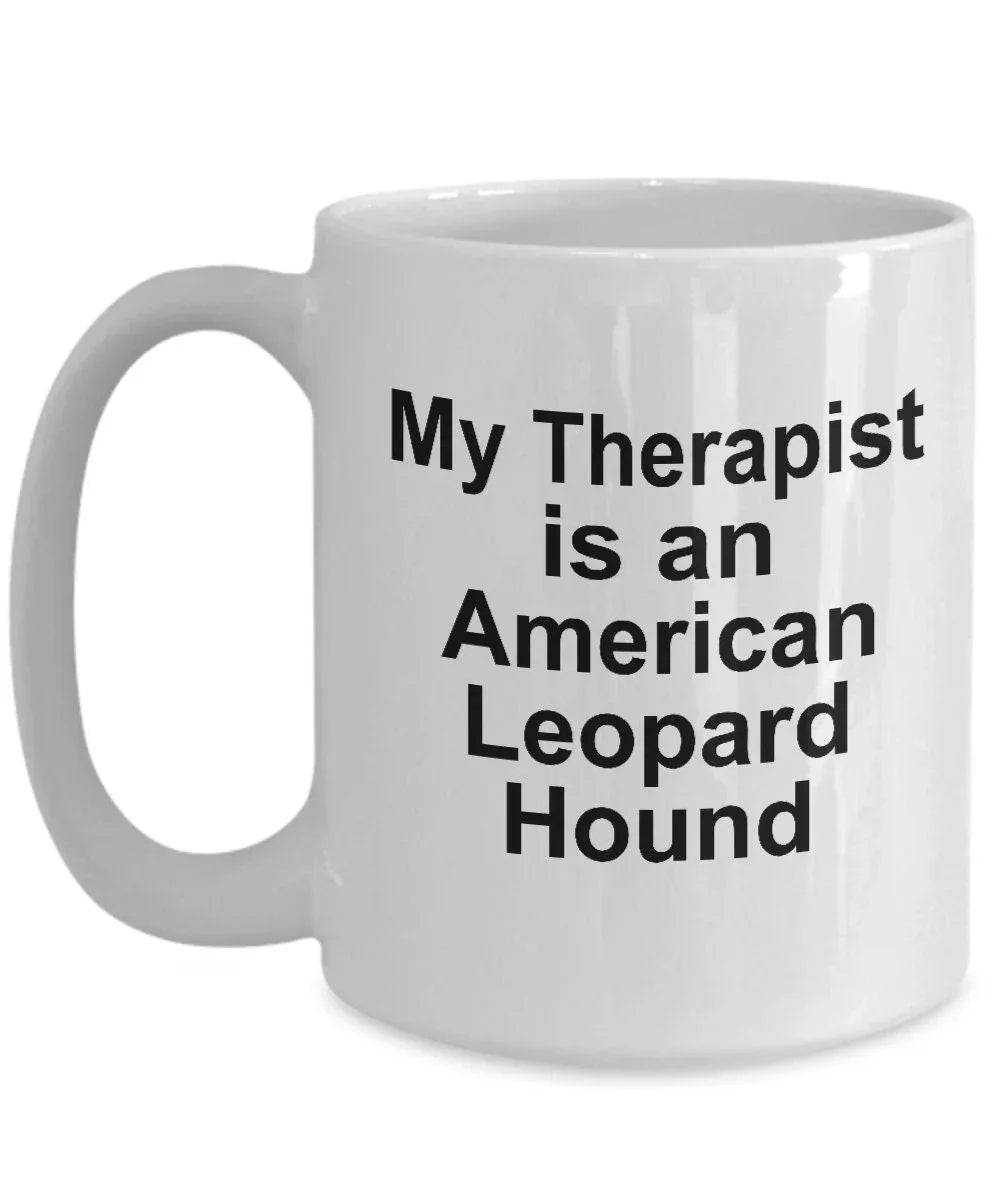 American Leopard Hound Dog Therapist Mug