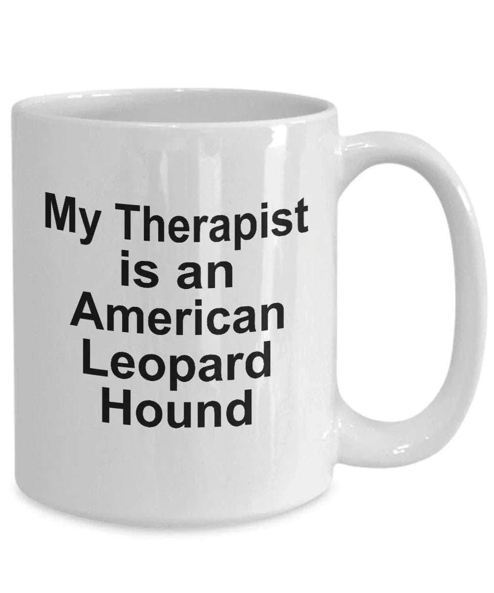 American Leopard Hound Dog Therapist Mug