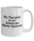 American Water Spaniel Dog Therapist Mug