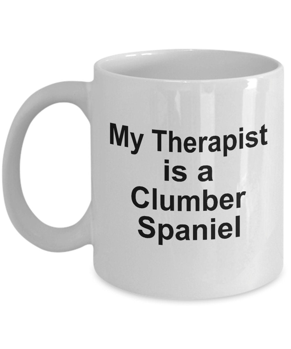 Clumber Spaniel Dog Therapist Mug - Mallard Moon Gift Shop