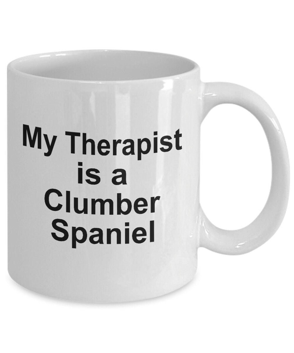 Clumber Spaniel Dog Therapist Mug - Mallard Moon Gift Shop