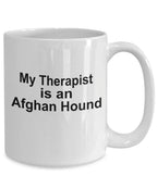 Afghan Hound Dog Therapist Mug