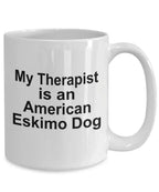 American Eskimo Dog Therapist Mug