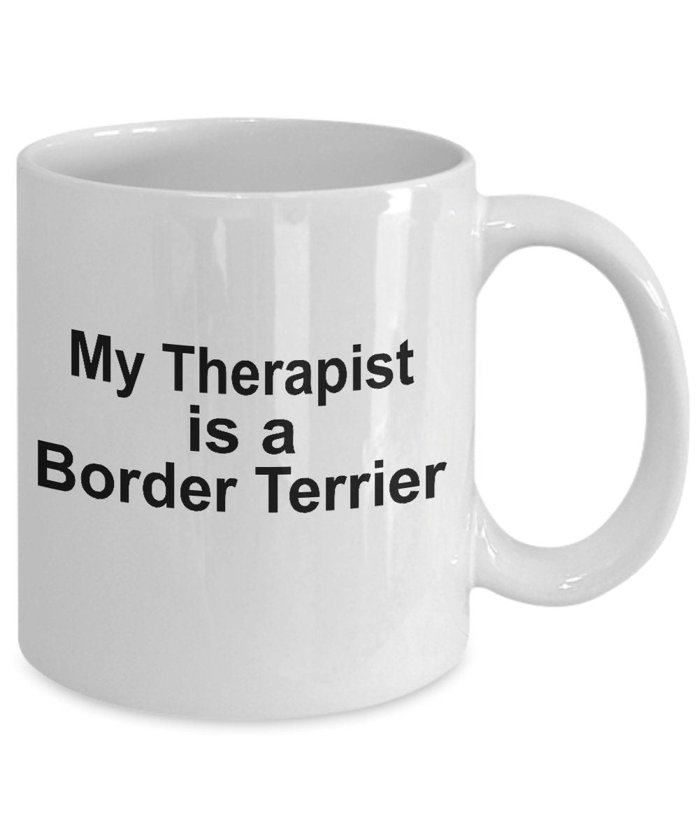 Border Terrier Dog Therapist Mug - Mallard Moon Gift Shop