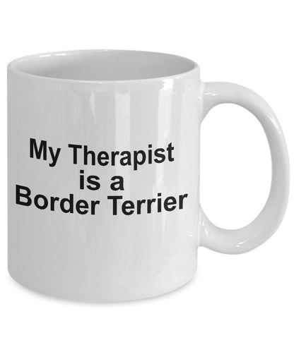 Border Terrier Dog Therapist Mug - Mallard Moon Gift Shop