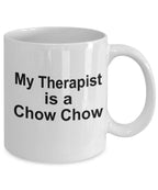 Chow Chow Dog Therapist Mug