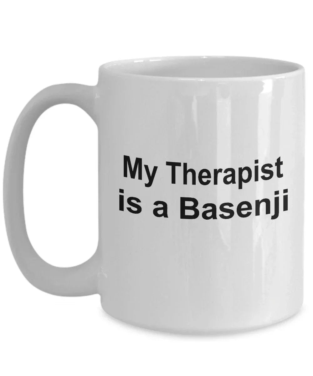Basenji Dog Therapist Mug