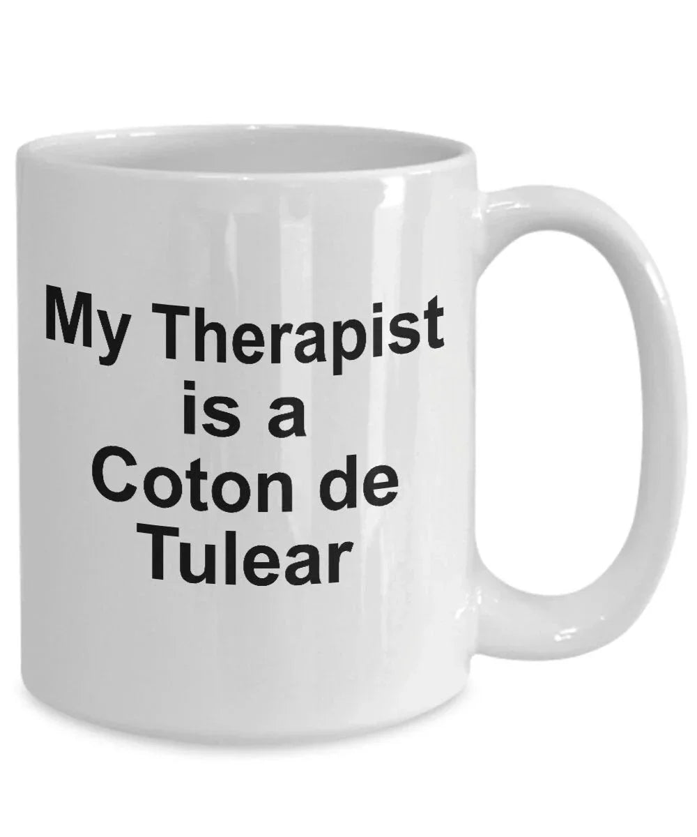 Coton de Tulear Dog Therapist Mug