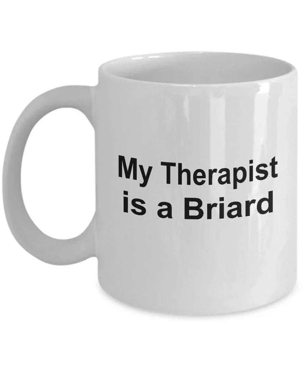 Briard Dog Therapist Mug