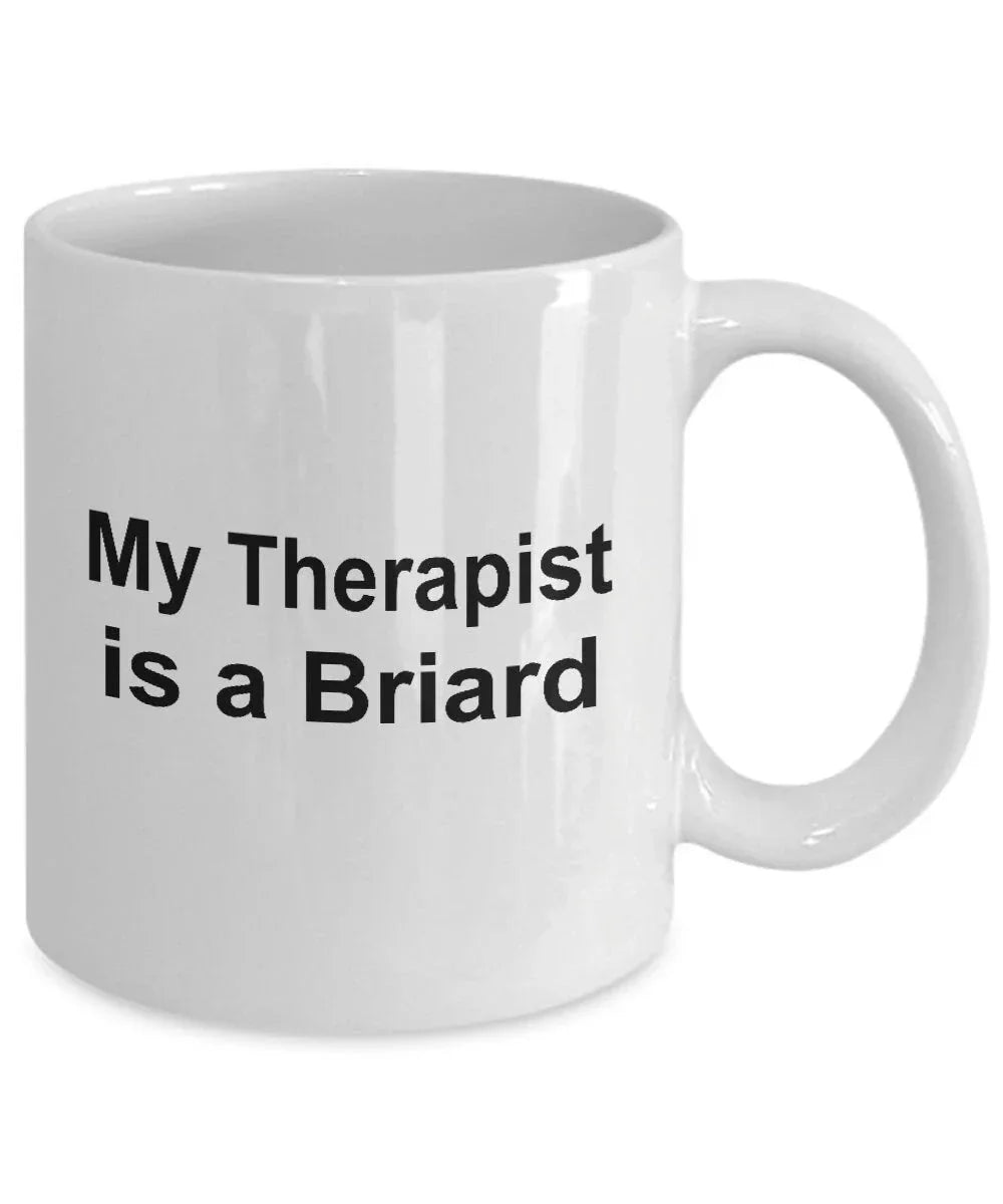 Briard Dog Therapist Mug
