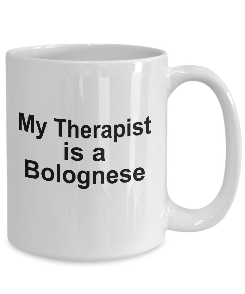Bolognese Dog Therapist Mug - Mallard Moon Gift Shop