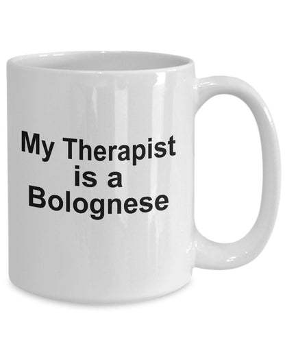 Bolognese Dog Therapist Mug - Mallard Moon Gift Shop