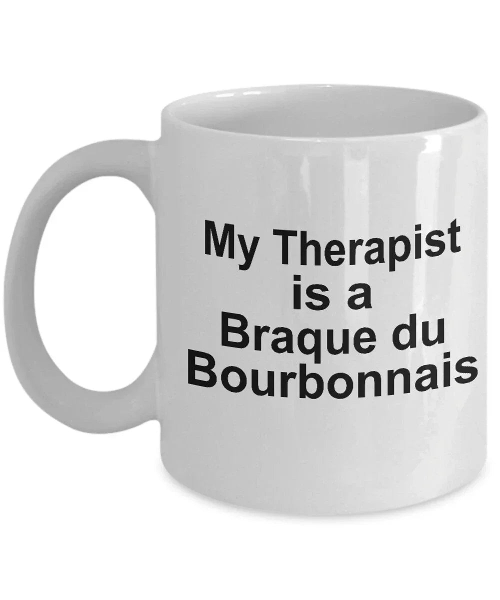 Braque du Bourbonnais Dog Therapist Mug