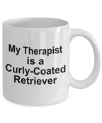 Curly-Coated Retriever Dog Therapist Mug