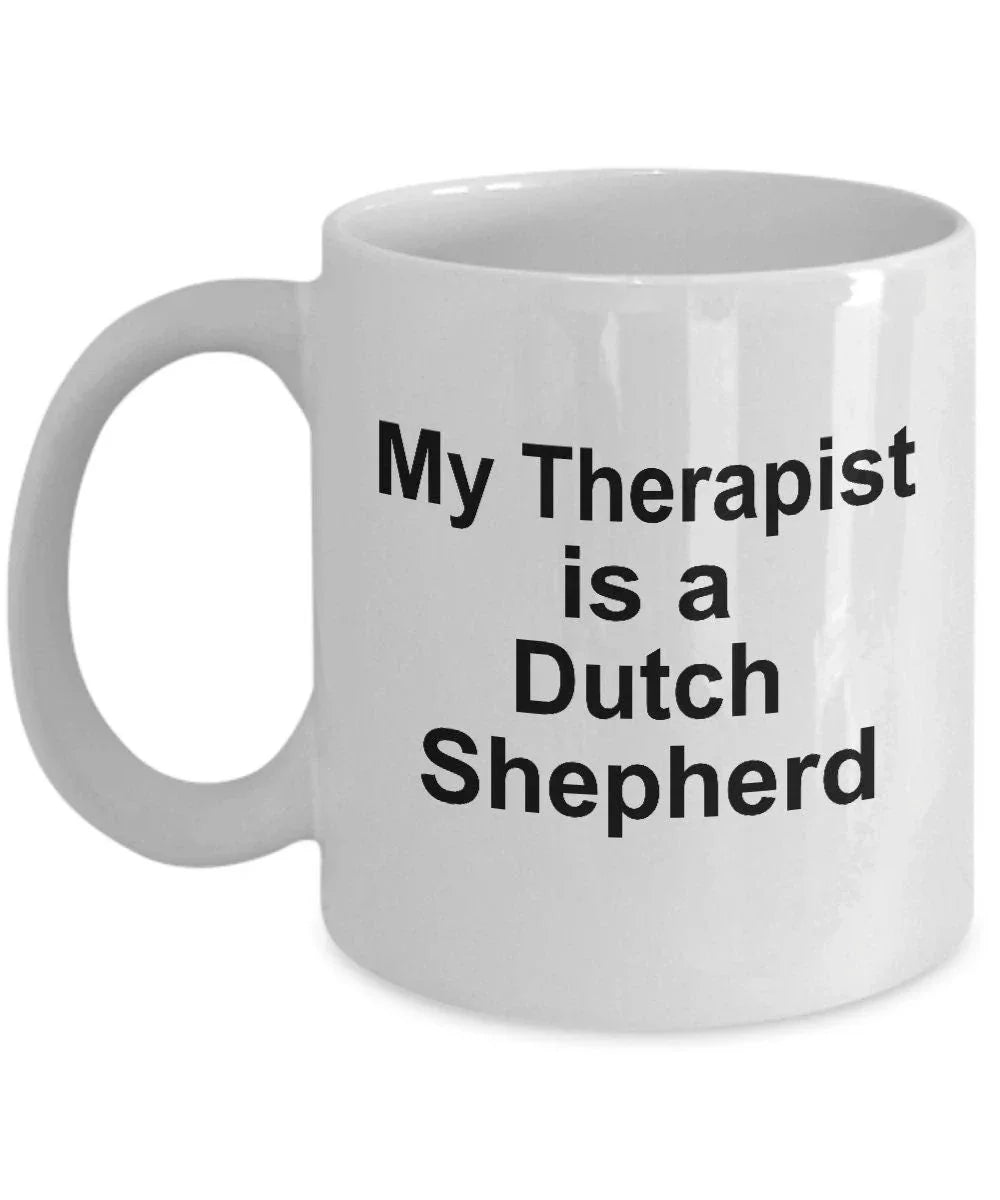 Dutch Shepherd Dog Therapist Coffee Mug